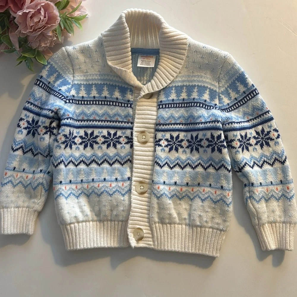 Gymboree intarsia snowflake